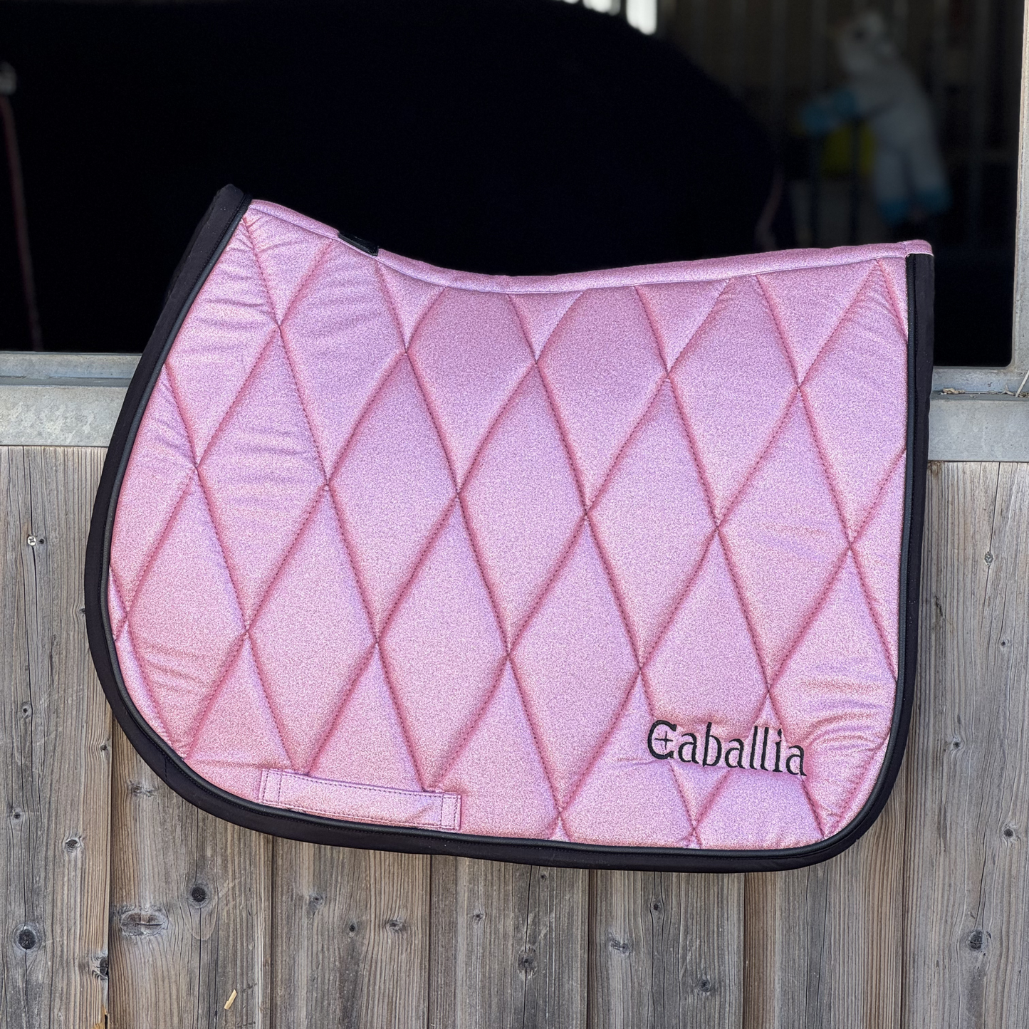 Tapis de selle Glitter Rose