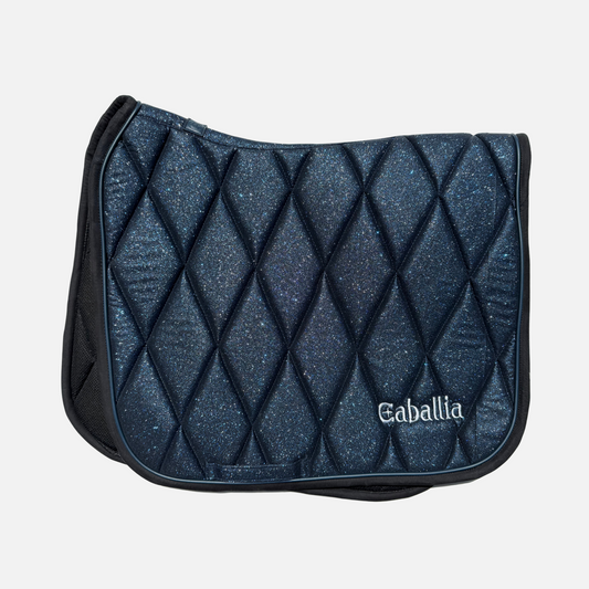 Tapis Dressage Glitter Bleu marine