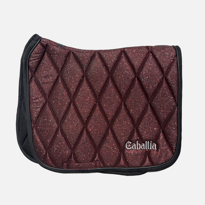 Tapis Dressage Glitter Bordeaux