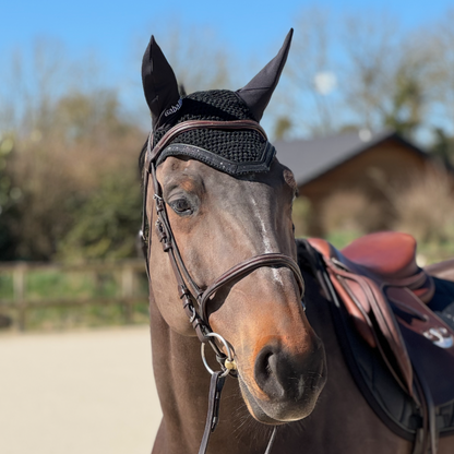 Bonnet anti-mouches Glitter Noir