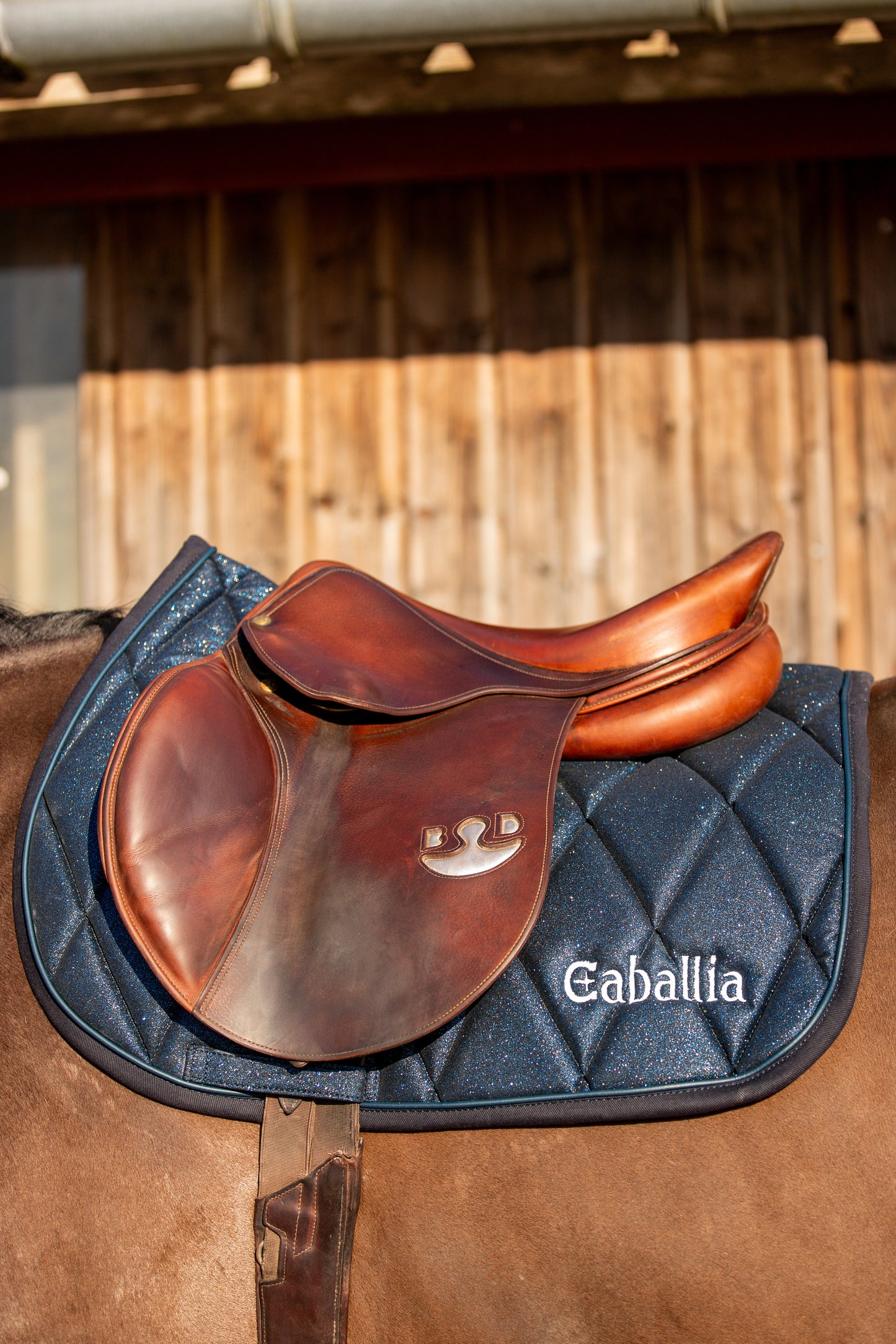 Tapis Mixte Glitter Bleu marine