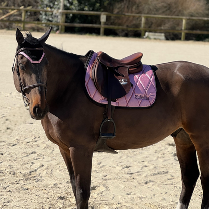 Tapis de selle Glitter Rose