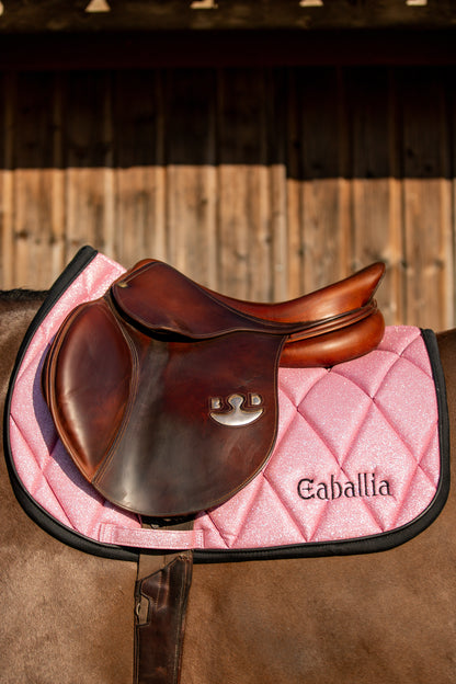 Tapis de selle Glitter Rose