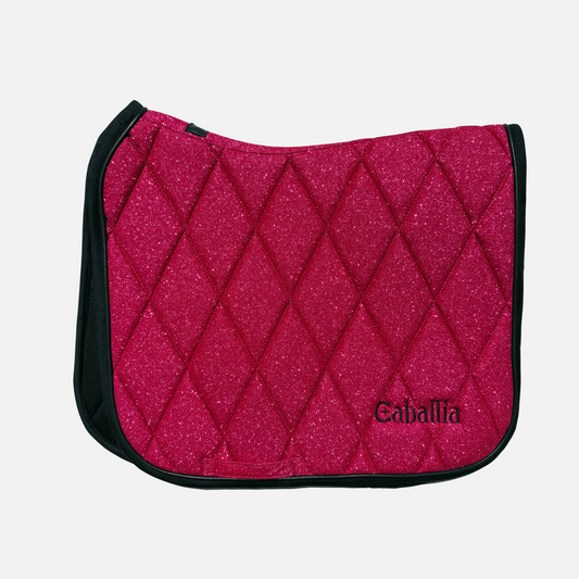 Tapis Dressage Glitter Framboise
