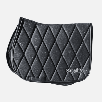 Tapis de selle Glitter Noir