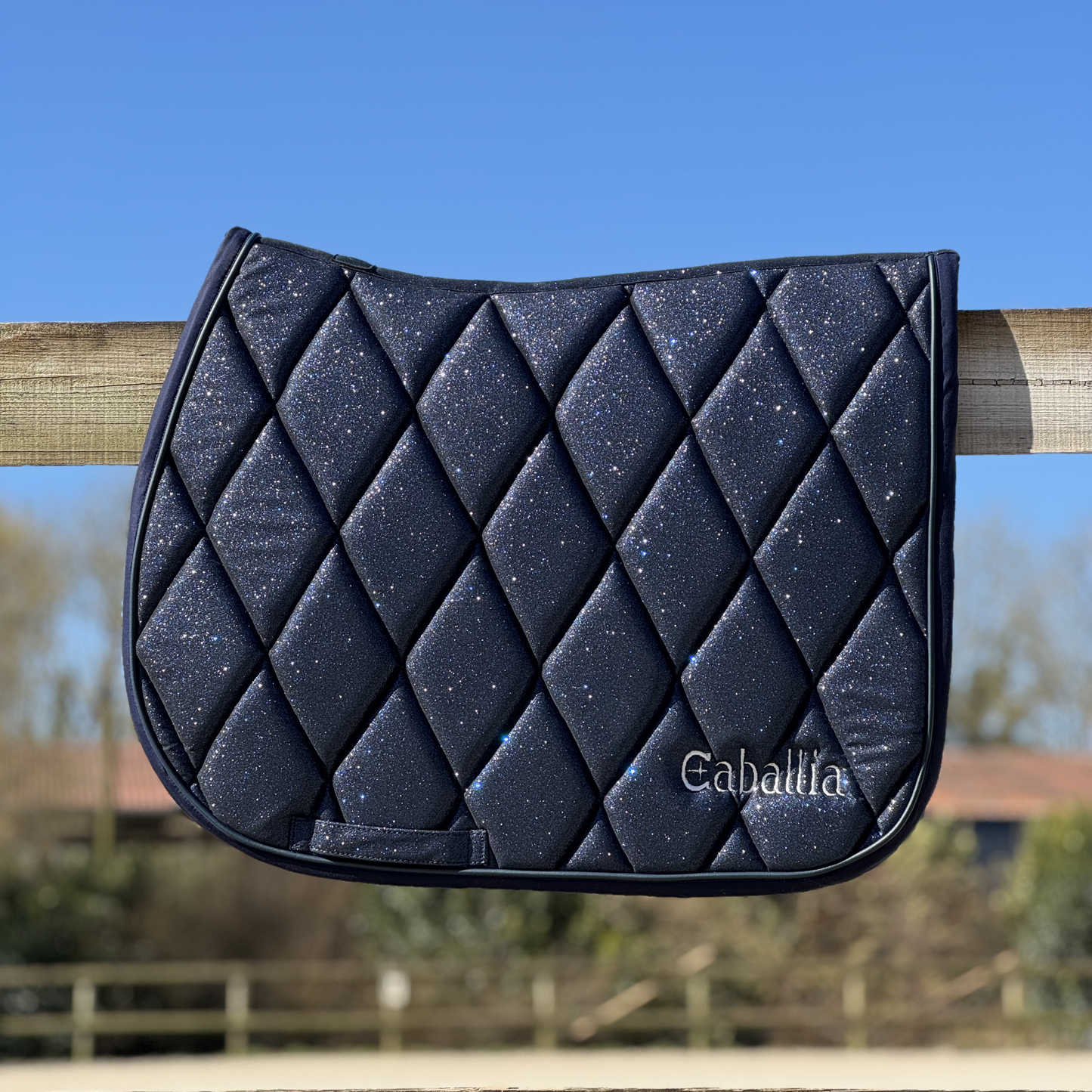 Tapis Mixte Glitter Bleu marine