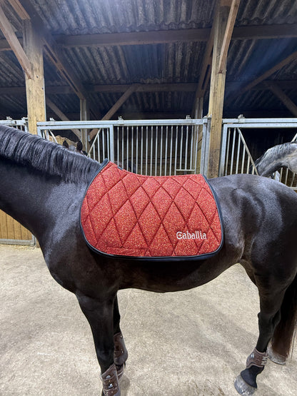 Tapis Mixte Glitter Orange