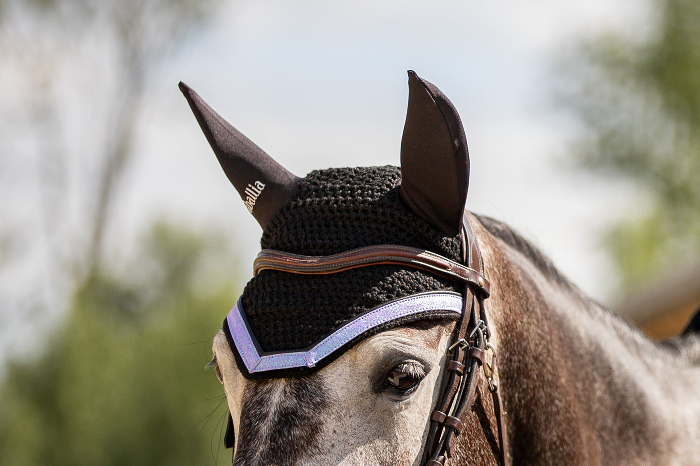 Bonnet anti-mouches Glitter Lilas