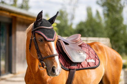 Bonnet anti-mouches Glitter Bordeaux